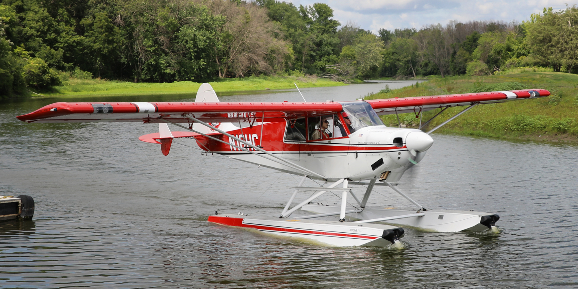 Husky A-1C-200 on Wipline Floats for Sale